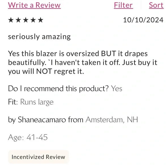 Free People Women's Ginger Blazer - Picture 10 of 10